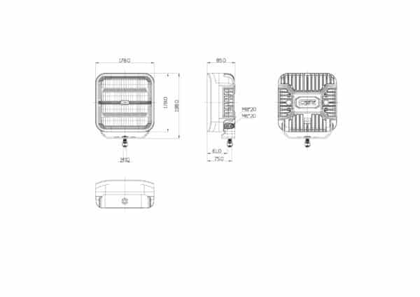 OZZ lights SQR 7" - Afbeelding 10