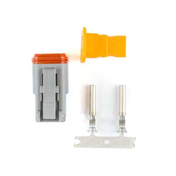 Deutsch connector 2-PIN Female / plug - Afbeelding 1