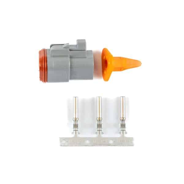 Deutsch connector 3-PIN Female / plug - Afbeelding 1