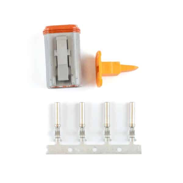 Deutsch connector 4-PIN Female / plug - Afbeelding 1