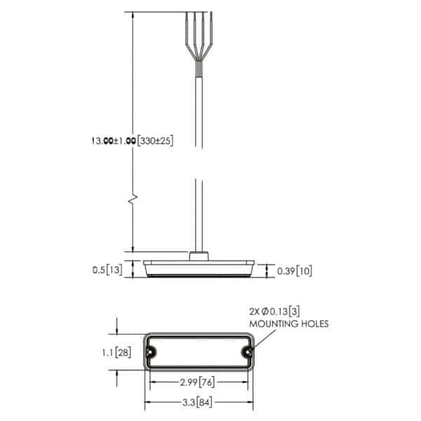 LED R65 flitser amber 12 LED's 12-24v
  | ED3511A - Afbeelding 2