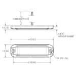 LED R65 Flitser amber | groen (dual) 6-LED | 12-24v | IP69K | ED3802AG - Afbeelding 2
