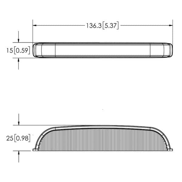 LED R65 flitser compact amber 9-LED 12-24v Am - Afbeelding 2