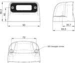 LED kentekenlamp 12-24v| MK-1750 - Afbeelding 5
