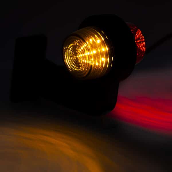 LED dark pendellamp links, haakse steel, 12-24v, 50cm kabel - Afbeelding 3