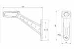 LED Breedtelamp rechts 12-36v, 30cm kabel + Superseal - Afbeelding 3