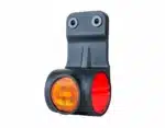 LED breedtelamp links neon rood-wit-amber 12-24v 60cm kabel