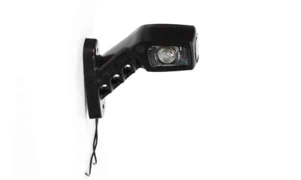 LED Breedtelamp rechts rood-wit-amber 12-24v 21cm kabel - Afbeelding 1