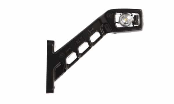 LED Breedtelamp rechts rood-wit-amber 12-24v 21cm kabel - Afbeelding 1