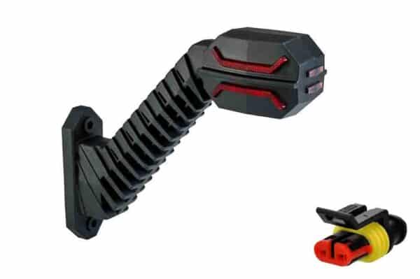 LED breedtelamp rechts 12-24v 2-PIN Superseal | MB-6002RWA-SS - Afbeelding 1