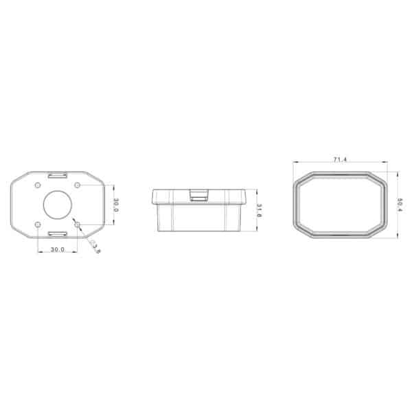 LED markeringslicht wit 12-24v 0,75mm2 connector | MV-2790W - Afbeelding 2