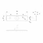 LED markeringslicht rood || 12-24v | 50cm. kabel | 1,5mm². connector | MV-2920R - Afbeelding 4