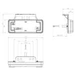 LED Zij-markeringslicht met knipperlichtfunctie | 12-24v | 0,5m kabel | MZK-3150A - Afbeelding 2