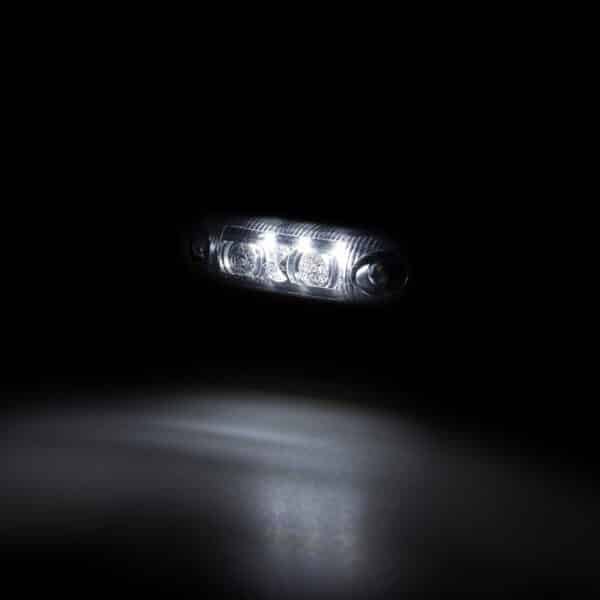 LED dark markeringslicht wit incl. beugel 12-24v 50cm kabel - Afbeelding 3