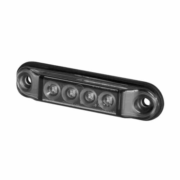 LED dark markeringslicht rood 12-24v 50cm kabel - Afbeelding 1