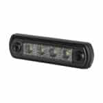 LED dark markeringslicht amber 12-24v 50cm kabel