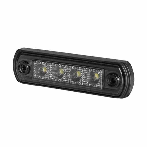 LED dark markeringslicht amber 12-24v 50cm kabel - Afbeelding 1