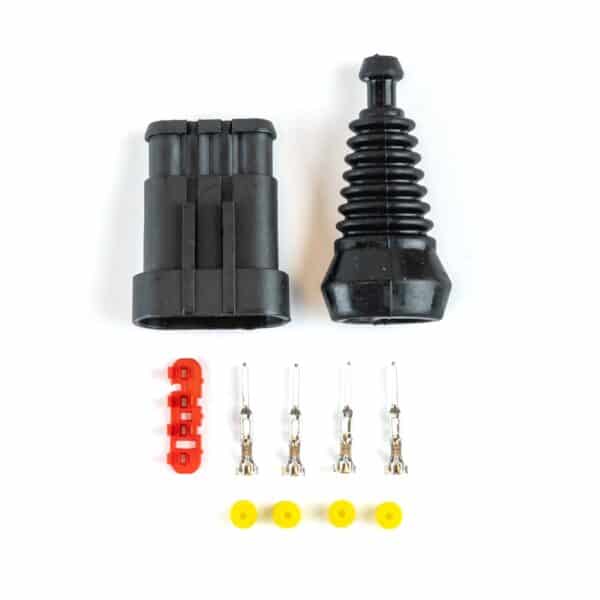 Superseal kit 4-PIN Male / socket - Afbeelding 1