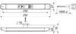 LED achterlicht Slimline universeel 12-24V 50cm kabel - Afbeelding 6