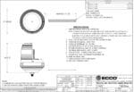 LED zwaailamp amber | 12-24v | 1-bouts conisch 400-serie | R65 | V11051 - Afbeelding 2
