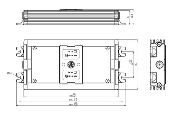 LED Controlebox 5-functie 24v | Open draad - Afbeelding 3