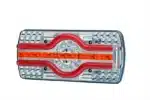 Links | LED neon achterlicht met kentekenlicht | 12-24v | 2,0m kabel | VC-3601