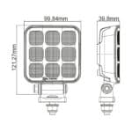 LED ADR ECE-R23 werklamp 6591lm | 9-30v | 50cm + DT-connector - Afbeelding 10