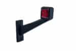LED breedtelamp rechts rood-wit 12-24v 50cm kabel - Afbeelding 3