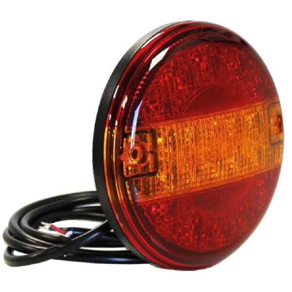 LED Slimline hamburger lamp 12-24v 150cm kabel (D-hom.) - Afbeelding 1