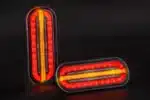 LED compact achterlicht met statisch knipperlicht | montage H+V 12-24v | VC-330 - Afbeelding 3