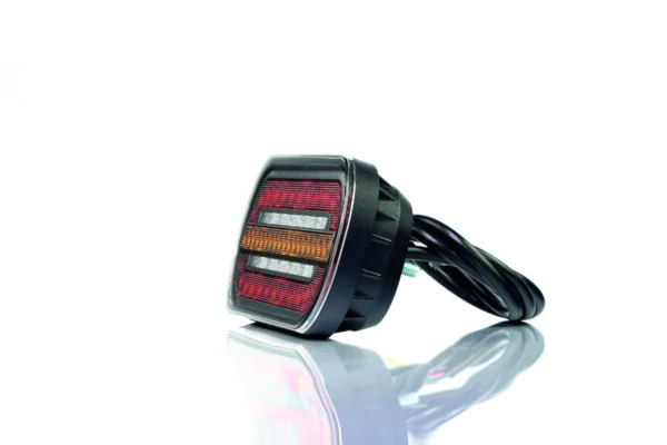 LED compact achterlicht met statisch knipperlicht | montage H+V 12-24v | VC-330 - Afbeelding 4