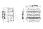 LED verstraler Darklook/black 12-24v / 14.000lm - Afbeelding 11