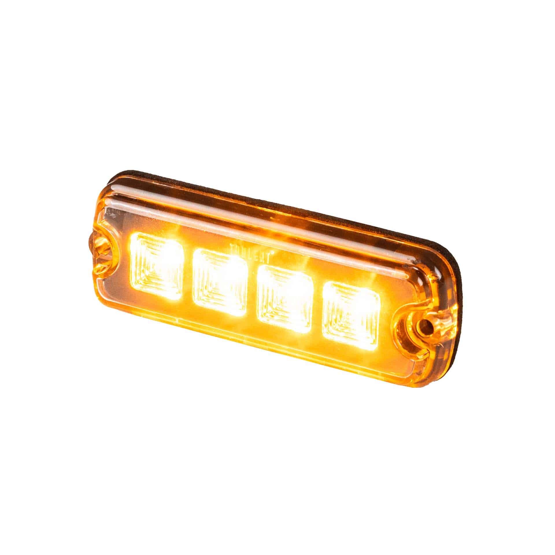 1-SF-1400A LED R65 Flitser 4-LED amber 12-24v 200cm kabel - Afbeelding 1