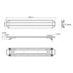 LED dakset amber | 1206mm | 12-24v | incl. controller - Afbeelding 10