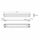 LED dakset amber | 1664mm | 12-24v | incl. controller - Afbeelding 10