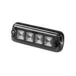 LED R10 Flitser 4-LED blauw 12-24v 200cm kabel - Afbeelding 2