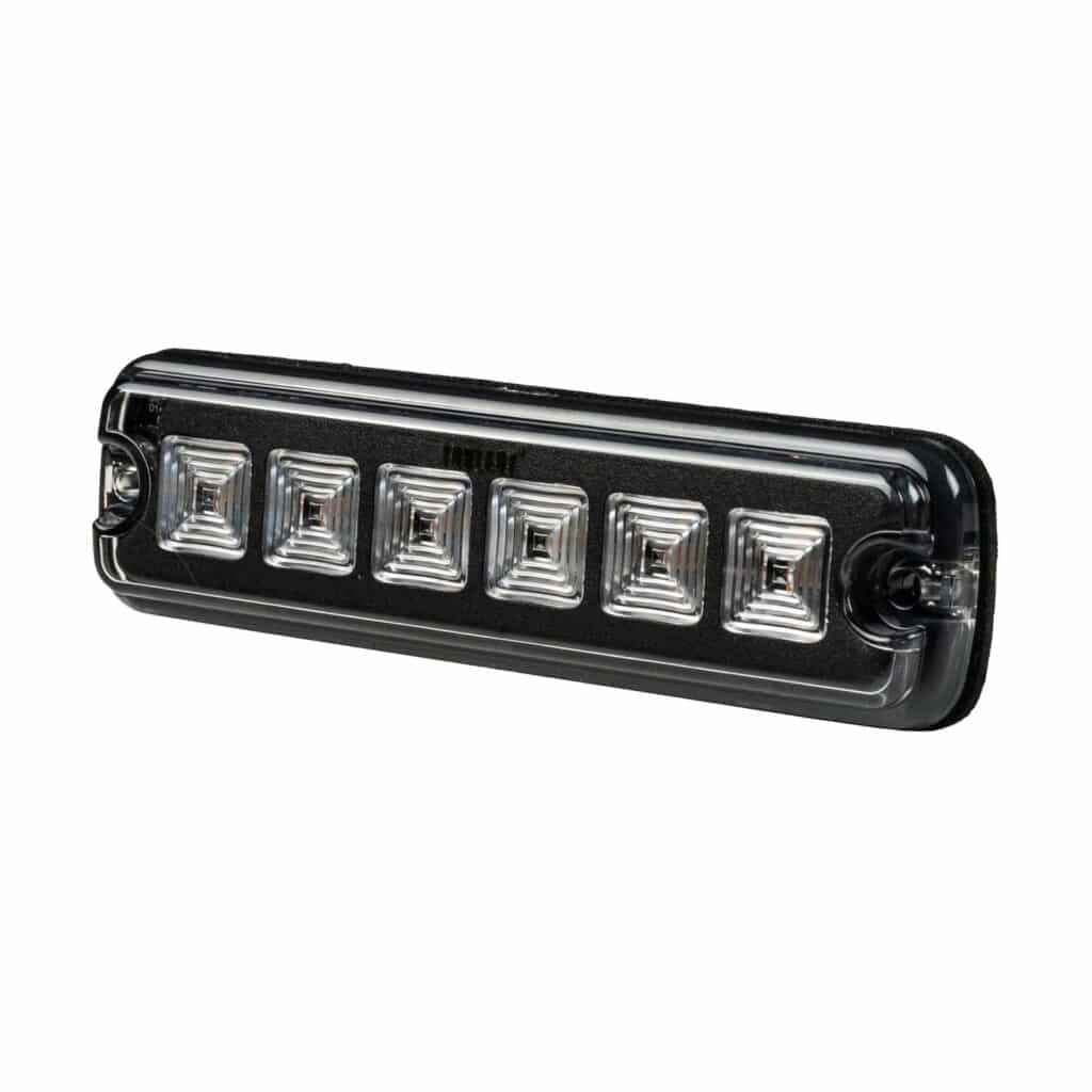 LED warning light 6-LED red 12-24v 200cm cable - TRALERT®