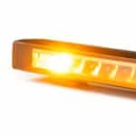 LED Lightbar Stratos 30cm | incl. R65 flitser | rood-amber DRL - Afbeelding 3