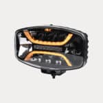 OZZ XO 1 LED verstraler | Zwart-Ovaal | 8160 lumen | 88105