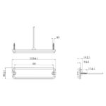 LED R10 Flitser 6-LED blauw 12-24v 200cm kabel - Afbeelding 9