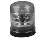 LED R65 Zwaailamp amber-transparant 12-24v 3-bouts B200-serie