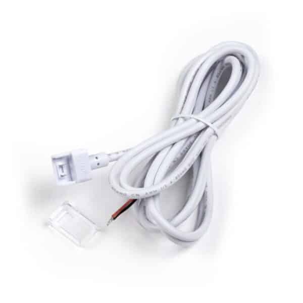 Klik-connector IP68 tbv LED strip (conn. - 200cm kabeleind) - Afbeelding 1
