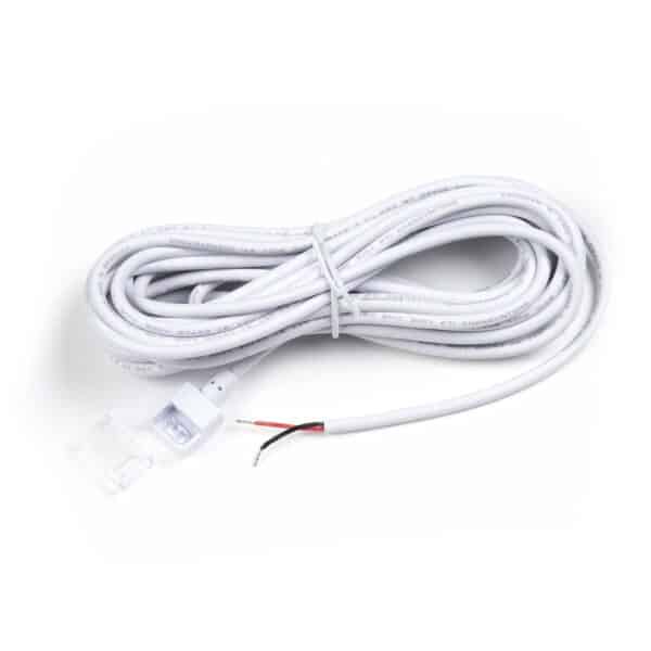 Klik-connector IP68 tbv LED strip (conn. - 500cm kabeleind) - Afbeelding 1