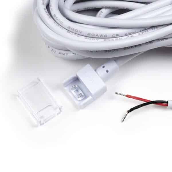 Klik-connector IP68 tbv LED strip (conn. - 500cm kabeleind) - Afbeelding 2