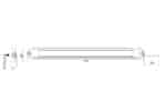 LED interieurverlichting 38cm - 12-24v - motion - 50cm kabel | BS-2038 - Afbeelding 2