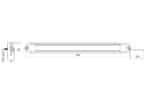LED interieurverlichting 98cm - 12-24v - motion - 50cm kabel | BS-2098 - Afbeelding 2