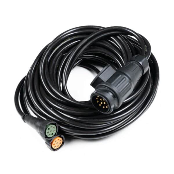 Kabelboom 9,5m. / 13-polig / 8-PIN's Bajonet - Afbeelding 1
