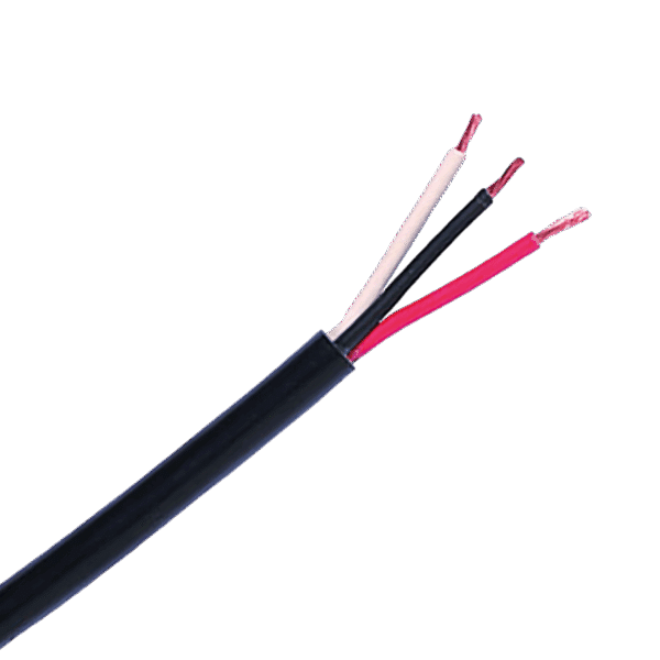 3-aderige kabel | 1,50mm² | zwart-rood-wit | 50m - Afbeelding 1