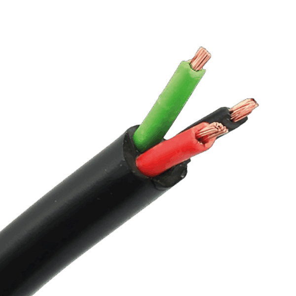 3-aderige kabel | 1,00mm² | zwart-rood-groen | 50m - Afbeelding 1
