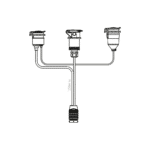 Frontkabel 15P | 24N | 24S, 150cm kabel met 15P Bajonet - Afbeelding 5